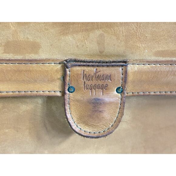 Vintage Hartmann Tan Leather Garment Bag (Rare) - Picture 2 of 16